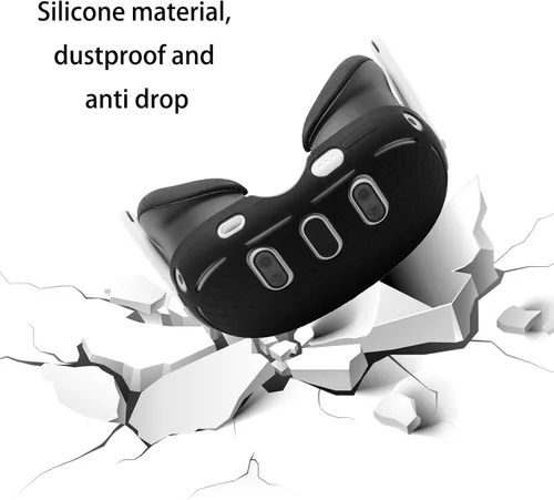 Vista 3 de VR Headset Protective Shell for MetaQuest 3,Silicone VR Shell Front Face Protector Cover Compatible with M ETA Quest 3 Shockproof & Durable