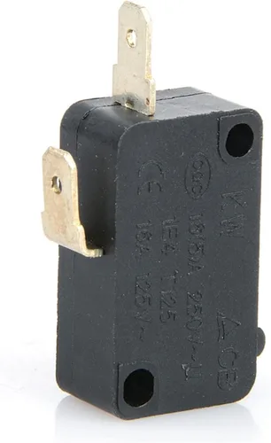 Vista 3 de 5 unids 15A 250V Micro interruptor de conexión única Mini interruptor de límite para puerta de horno microondas