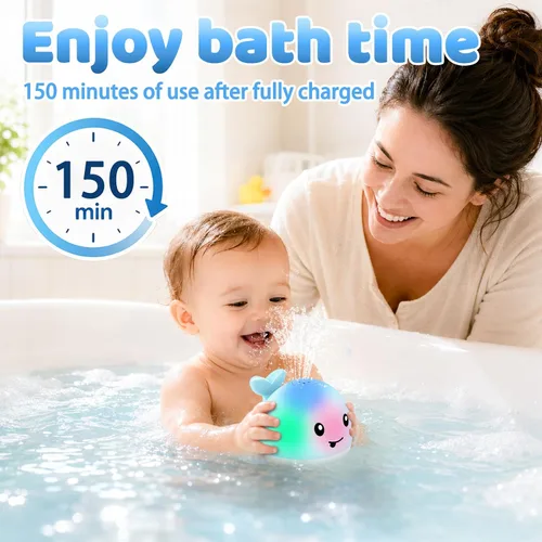 Vista 5 de ANGGIKO Juguetes de Baño para Bebé Niño, Rellenos para Calcetín Navideño Regalo para Niño de 1 Año, Juguetes de Baño para Niños de 1-3 Años, Juguete