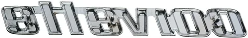 Vista 3 de Emblemas de letras de parachoques trasero Corvette de una pieza, insignias 3D, reemplazo tardío para 1976-1979 C3