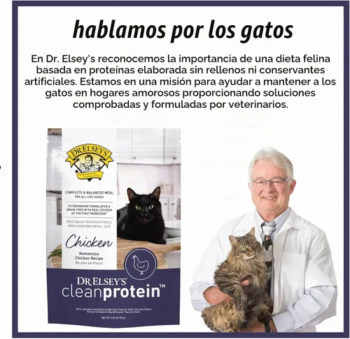 Vista 8 de Dr. Elsey's Clean Protein Chicken Home Style Receta de carne (paquete de 12)