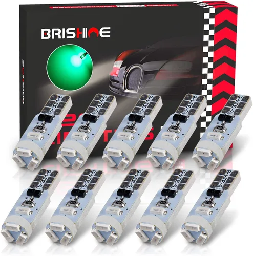 Vista 16 de 10X Bombillas LED T5 Ámbar Amarilla Canbus Sin Errores 3014 Chipsets 74 2721 37 PC74 70 73 17 Bombillas LED para Interior, Panel de Instrumentos