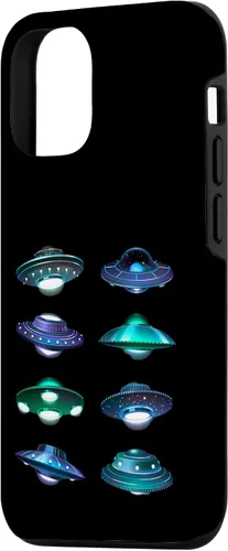 Vista 2 de iPhone 14 Alien UFO Spacecraft Fan Men Women Youth Case
