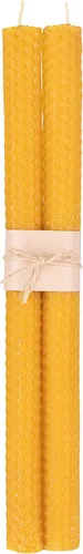 Vista 5 de Velas cónicas hechas a mano de cera de abeja pura de Taiwán (Fair Trade City, Taipei), 8 pulgadas, olor a miel sutil natural, cono taiwanés