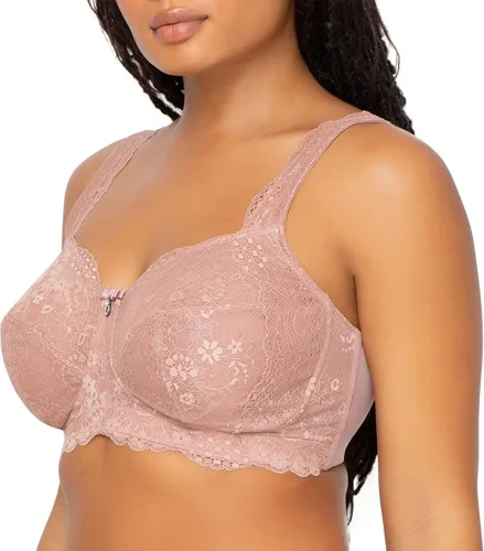 Vista 2 de Curvy Couture Bralette alisador de encaje de lujo para mujer