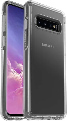 Vista 2 de OtterBox SYMMETRY SERIES - Funda transparente para Galaxy S10, empaque para venta al menudeo, funda para teléfono celular