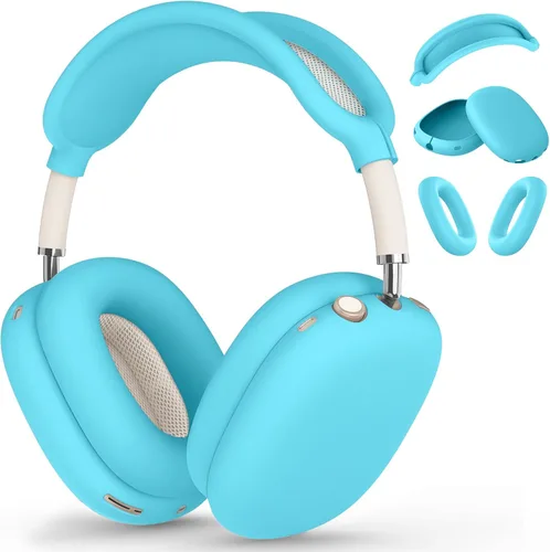 Vista 14 de Funda de silicona para AirPods Max 2/AirPod Max (2026/2024/2020), verde Verde militar-C3