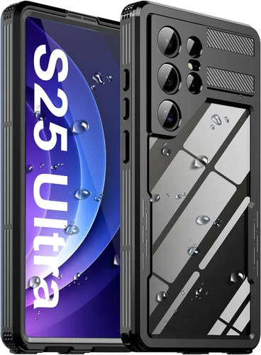 Vista 8 de Funda impermeable para Samsung Galaxy S23 Ultra, con protector de pantalla integrado, a prueba de polvo, a prueba de golpes, de cuerpo completo
