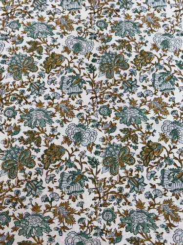 Vista 18 de CPC Mantel redondo - Mantel de algodón con estampado de bloques indios - Mantel de algodón impreso a mano y lavable - Primavera/Verano, mantel