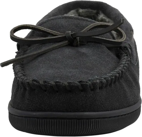 Vista 2 de Minnetonka - Pantuflas con suela rígida y forro de pelo para hombre