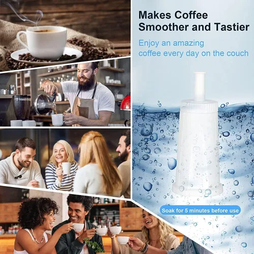 Vista 8 de Paquete de 4 filtros de agua Bes880 de repuesto compatibles con Brevile Sage Oracle Touch, Barista, Claro Swiss, BES878, Bes920, Bes008 máquina