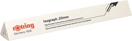 Vista 4 de Rotring Isograph Plumas para dibujo técnico. Juego de 3 unidades, Marrón