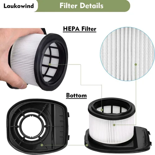 Vista 4 de IZ362H Filtros para aspiradoras Shark Rocket Pet Pro IZ162H IZ362H IZ362HT IZ440H IZ462H IZ482H IZ483H IZ483H, parte XHF161H y 617FJ140, paquete