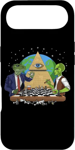 Vista 26 de Funda para iPhone 14 Pro Alien Illuminati Conspiracy Theory All Seeing Eye Aliens