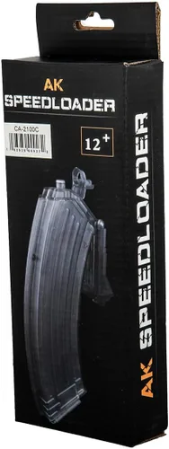 Vista 7 de GoldenBall 500 Ronda AK Cargador Airsoft Speedloader (Color: Transparente)