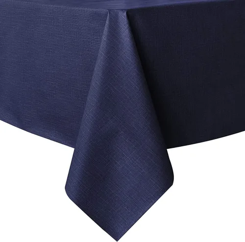 Vista 31 de sancua - Mantel rectangular de PVC 100 % impermeable, 54 x 54 pulgadas, vinilo a prueba de aceite, derrames, fácil de limpiar con un paño, para Beige