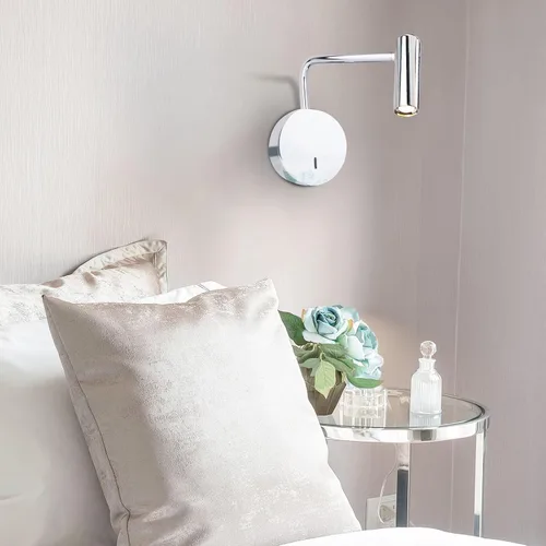 Vista 7 de ZEROUNO Lámpara Montada en Pared, Aplique de Pared LED Cableado con Interruptor de Encendido/Apagado Moderno de 3000K con Brazo Oscilante