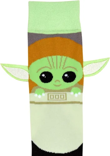 Vista 3 de STAR WARS Calcetines con orejas bordadas Baby Yoda I'm All Ears para hombre