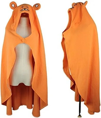 Vista 2 de COSPLAZA Capa de disfraz de cosplay para mujer, manta con capucha de moda