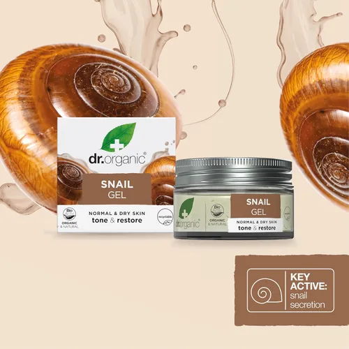 Vista 7 de Gel orgánico de caracol de Organic Doctor en tamaño de 1.7 onzas líquidas. Hidratante facial y corporal restaurador para cuidado de la piel, Paquete
