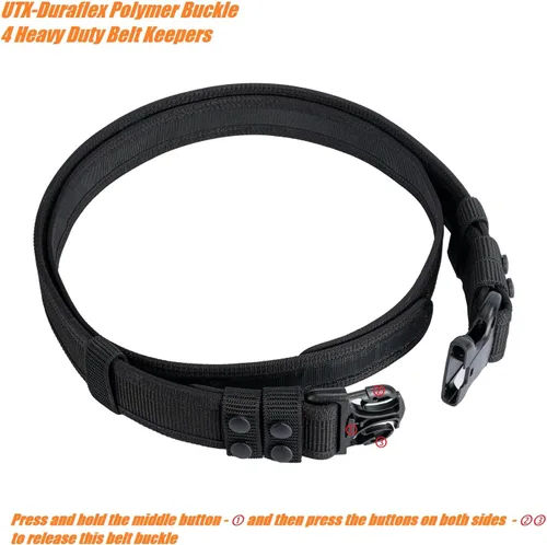 Vista 3 de Deber Cinturón Policial Seguridad Policial 2"/2.25" Cinturón táctico de la Patrulla