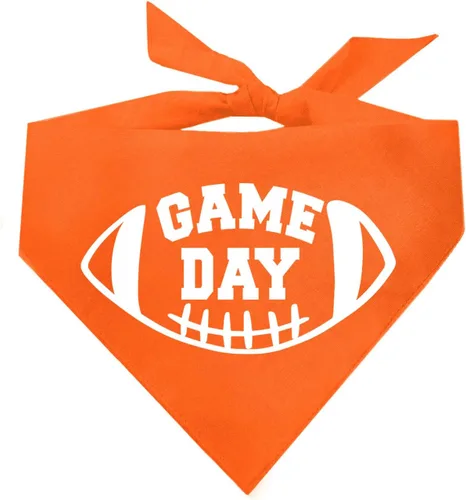 Vista 14 de Game Day - Bandana de fútbol para perro (negro, XS 323)