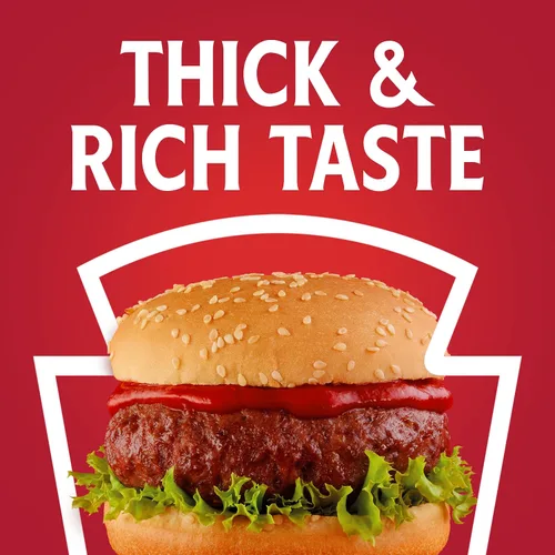 Vista 4 de Heinz Kétchup de tomate (botella de 14 oz/396.89 g)