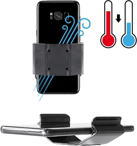 Vista 5 de Soporte para teléfono celular con ventosa Soporte de accesorios de teléfono para automóvil Compatible con iPhone 14 13 12 11 Pro Max, Samsung