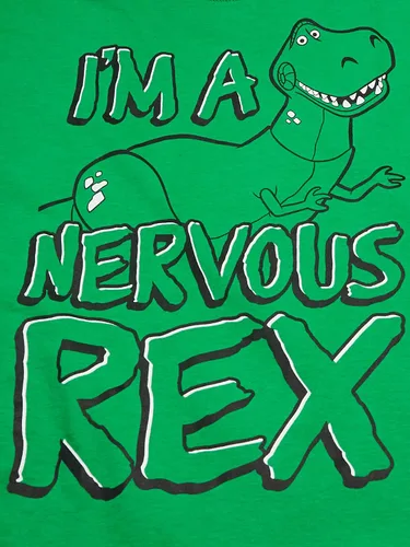 Vista 2 de Disney Toy Story Nervous Rex Graphic Camiseta para hombre