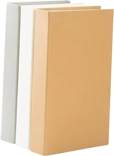 Vista 10 de Zerodeko 3 piezas de accesorios para mesa auxiliar, decoración decorativa de libros, apilables, libros decorativos para decoración del hogar, libros