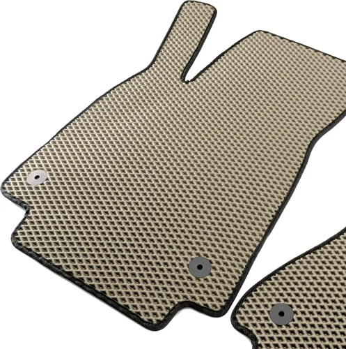 Vista 4 de Alfombrillas de auto de ajuste personalizado para todo tipo de clima para Mazda CX-3 2015-2023 - Aspecto elegante y ajuste de precisión (beige)