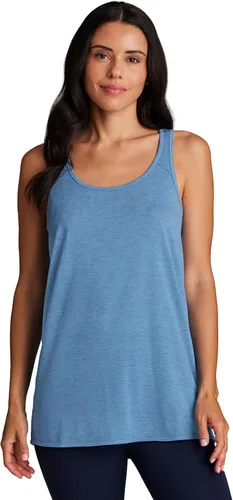 Vista 20 de RBX Active - Camiseta de tirantes para mujer con espalda en T, fluida, para yoga y entrenamiento con detalle de moda Baton Rouge