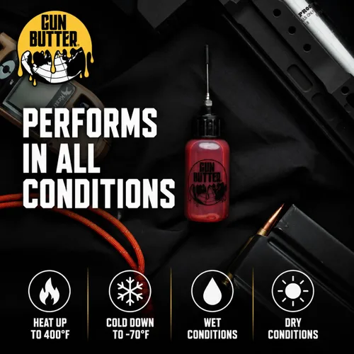 Vista 5 de Engrasador de agujas (1 onza líquida) - Lubricante de pistola multiusos y limpiador de pistolas Aceite lubricante para pistola EDC, cañones