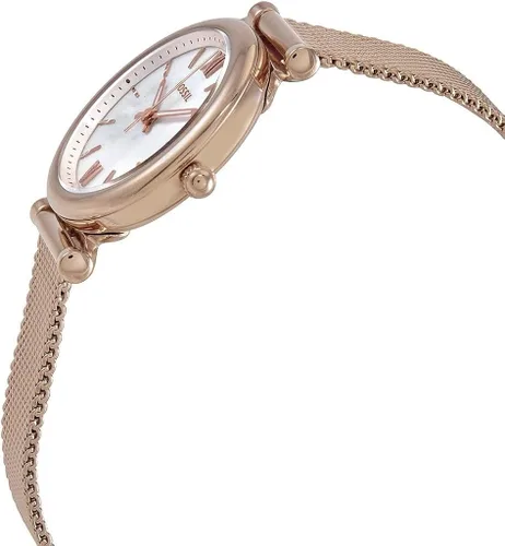 Vista 6 de Fossil Carlie Mini Reloj casual de cuarzo de acero inoxidable para mujer