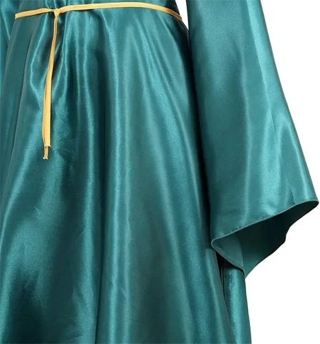 Vista 5 de Disfraz de victoriana medieval de lujo para mujer vestido largo de estilo renacentista irlandés