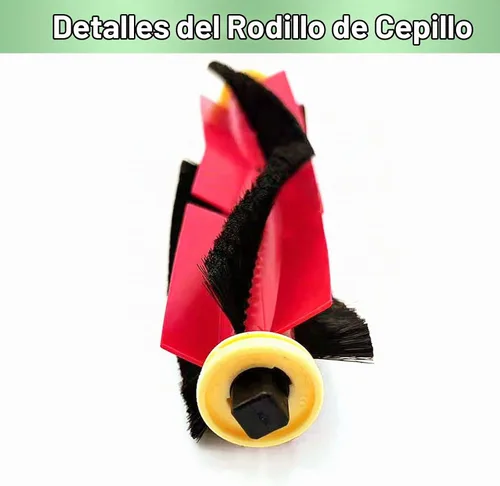 Vista 6 de Paquete de 3 piezas de repuesto de cepillos principales Roborock - Compatible con Roborock S6 Pure, S6 MaxV, E4, S4 Max, S5, S5 Max, S4, E2, E3, E5
