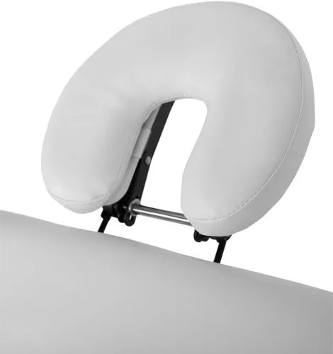 Vista 9 de Buy-Rite Mesa de masaje: Cama XL, Base de madera, Almacenamiento deslizante, Brazos flexibles, respaldo adj., espacio facial, Tapicería de vinilo