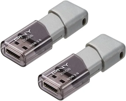 Vista 2 de PNY Unidad USB 3.0 Turbo Attaché 3 de 256 GB, paquete de 2