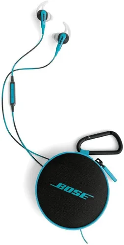 Vista 6 de Bose audífonos intrauriculares deportivos SoundSport Con micrófono para iOS Azul