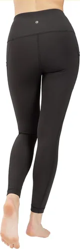 Vista 4 de 90 Degree By Reflex - Leggings de cintura alta con control abdominal, Interlink, a prueba de sentadillas, longitud hasta el tobillo, con bolsillos