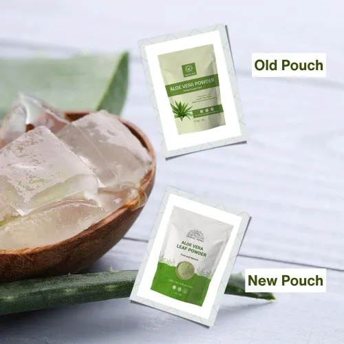 Vista 2 de Aloe Vera en polvo orgánico – 227 g (8 oz) Aloe Vera en polvo para cabello y cara Aloe Barbadensis AloeVera, cuidado natural del cabello