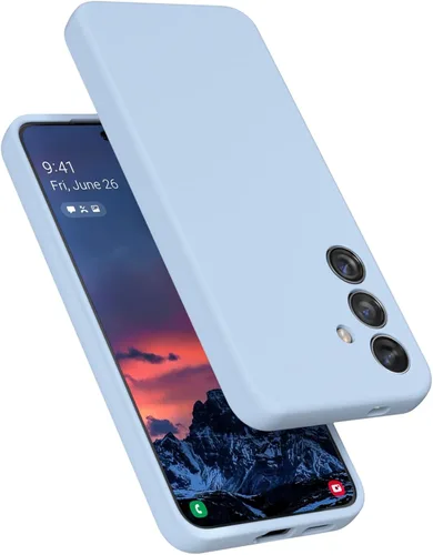 Vista 17 de Diseñado para Galaxy S24+Plus Carcasa, de silicona líquida, de gel, a prueba de golpes, con suave forro de microfibra, compatible con Galaxy S24