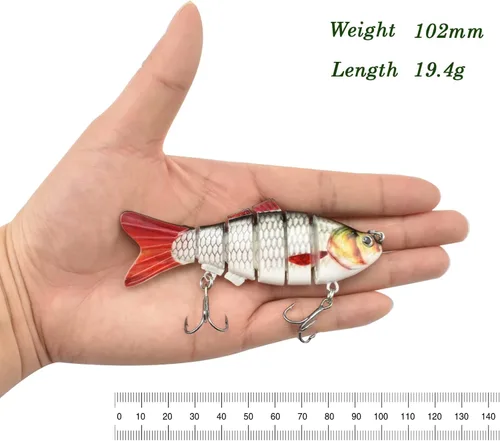 Vista 2 de ODS Bionic - Señuelo de pesca para pesca Señuelos biónicos de natación con anzuelos de pesca de agua dulce y salada