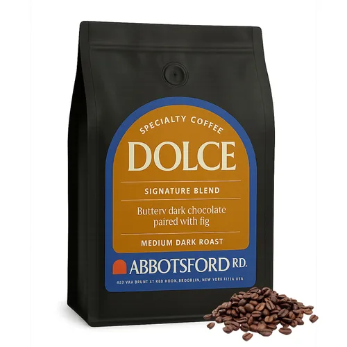 Vista 21 de Café Crema en grano entero, café especial, granos de café de tostado medio, mezcla exclusiva con sabores de caramelo, caramelo dulce y avellana