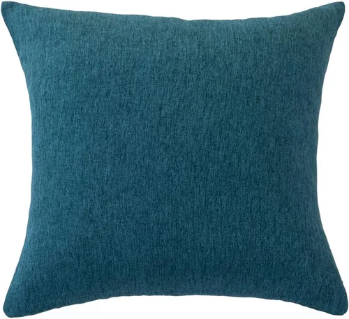 Vista 2 de AMBERIS 2 fundas de almohada (45×45cm) (sin relleno) azul, de imitación a lino decorativo 2 fundas de almohada (sin relleno) para el hogar y el hotel
