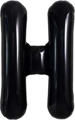 Vista 48 de TONIFUL Globos grandes de helio de letras B negras grandes de 40 pulgadas, globos de aluminio Mylar para decoración de suministros de fiesta
