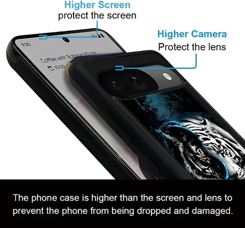 Vista 12 de Compatible con Google Pixel 4A 5G Mobile Case Creative Acrylic Panel trasero Silicona Protección Grip especialmente diseñado para Google Pixel 4A 5G