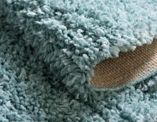 Vista 505 de Unique Loom Colección Davos Shag - Alfombra Lino