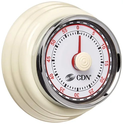 Vista 6 de CDN Temporizador Mecánico Compacto de 60 Minutos - Negro, Negro