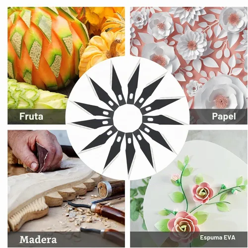 Vista 7 de EHDIS Cuchillas de precisión para manualidades, 11 #, herramienta de corte con estuche de almacenamiento para pasatiempos, álbumes de recortes